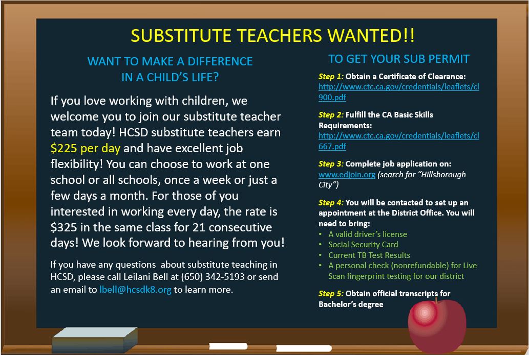 Substitute Teachers Substitute Teachers
